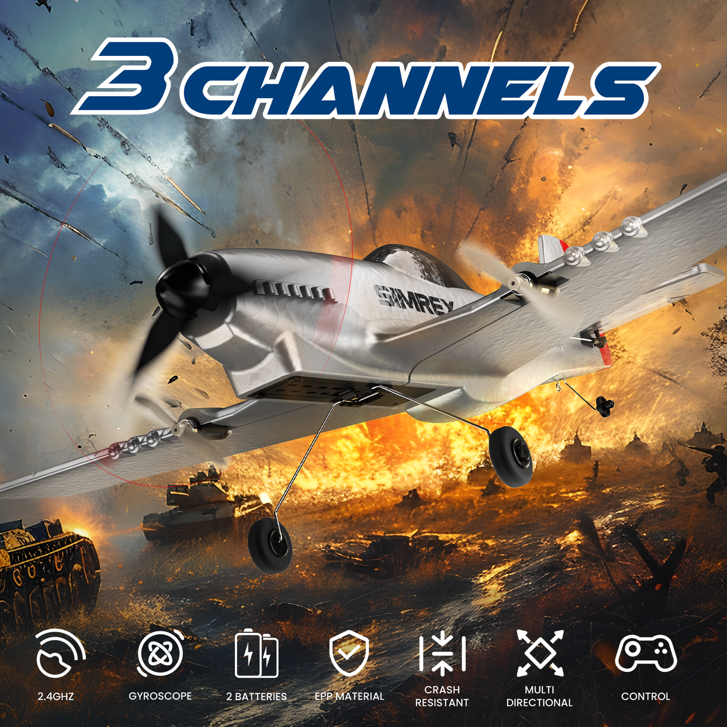 SIMREX X30 RC Plane for Kids