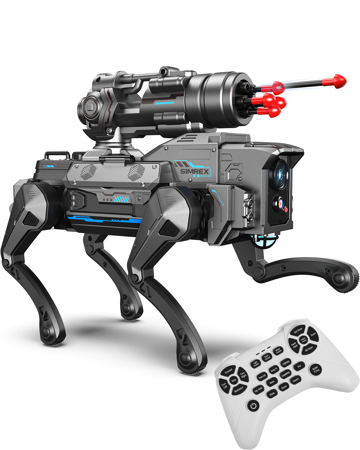 AN-04 – Robot Wolf Toy with Arrow Shooter