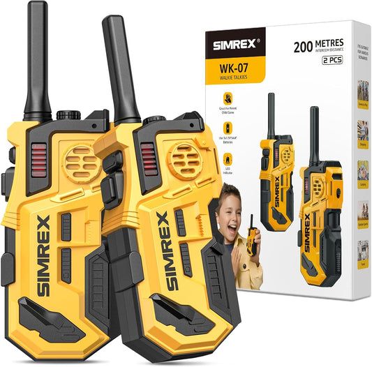Walkie Talkies for Kids 2 Pack, HD Radio Long Range Interphone for Children Intercom, and Outdoor, Camping Walkie-Talkie, Ideal for Kids 3-12 Years Old