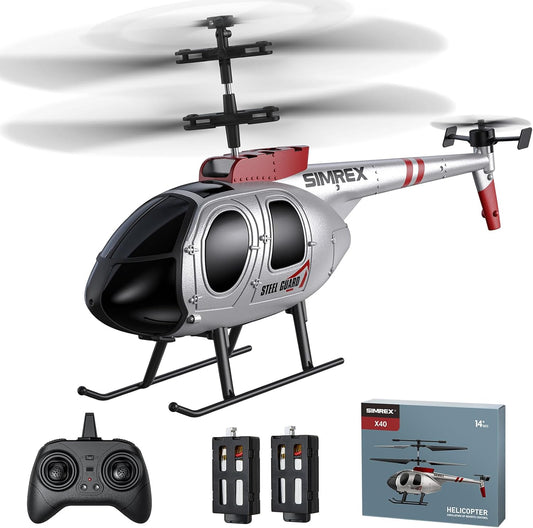 Remote Control Helicopter for Kids, 2 Speed Mode with 20 Mins Flight, Altitude Hold, Beginner-Friendly Toy