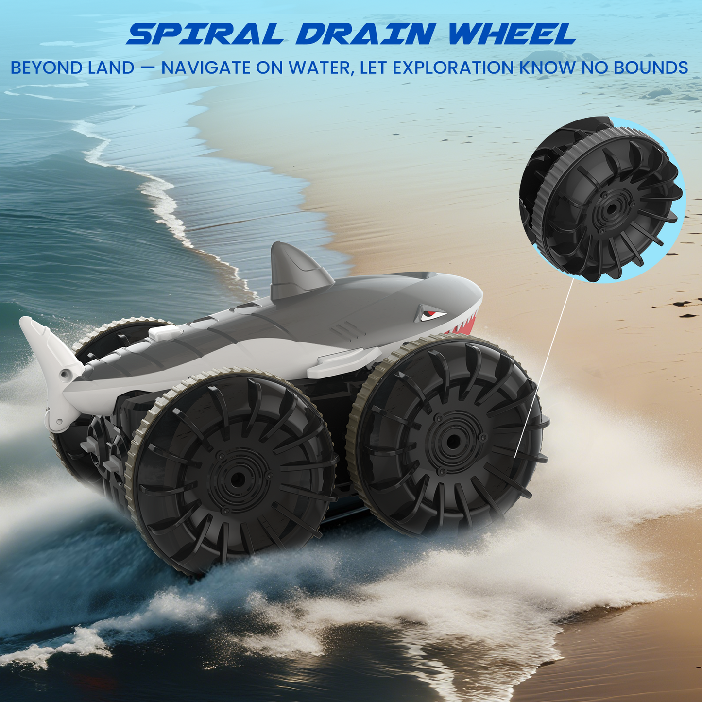 SIMREX CR-12 Shark Amphibious Remote Control Car
