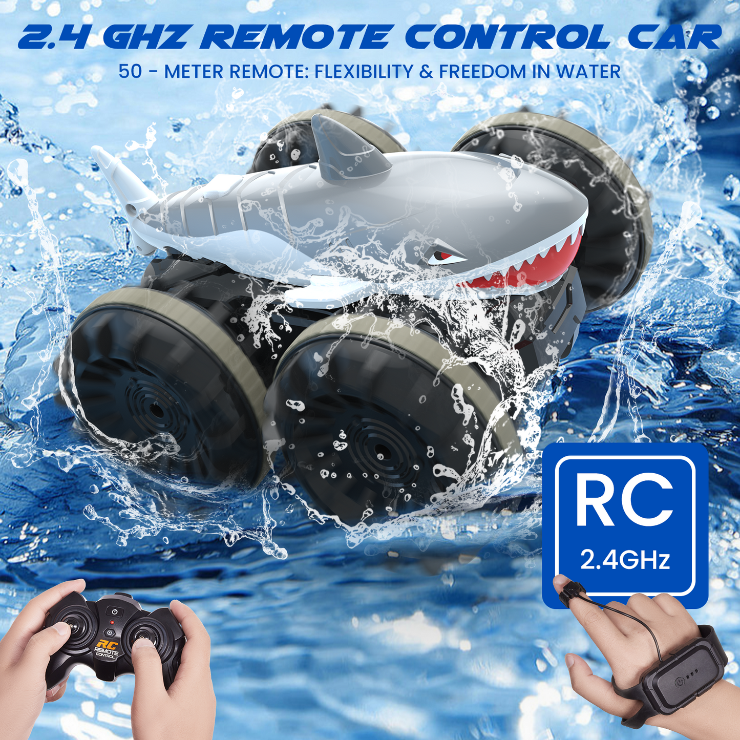SIMREX CR-12 Shark Amphibious Remote Control Car