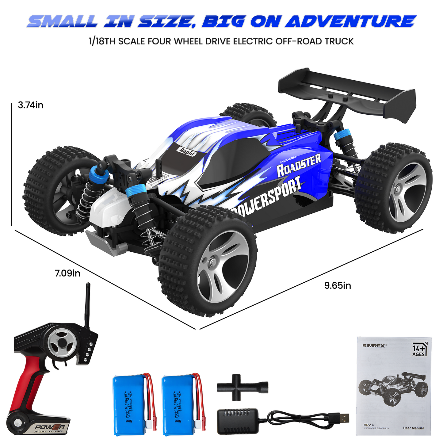 CR-14 – 1:18 Off-Road Racing Car