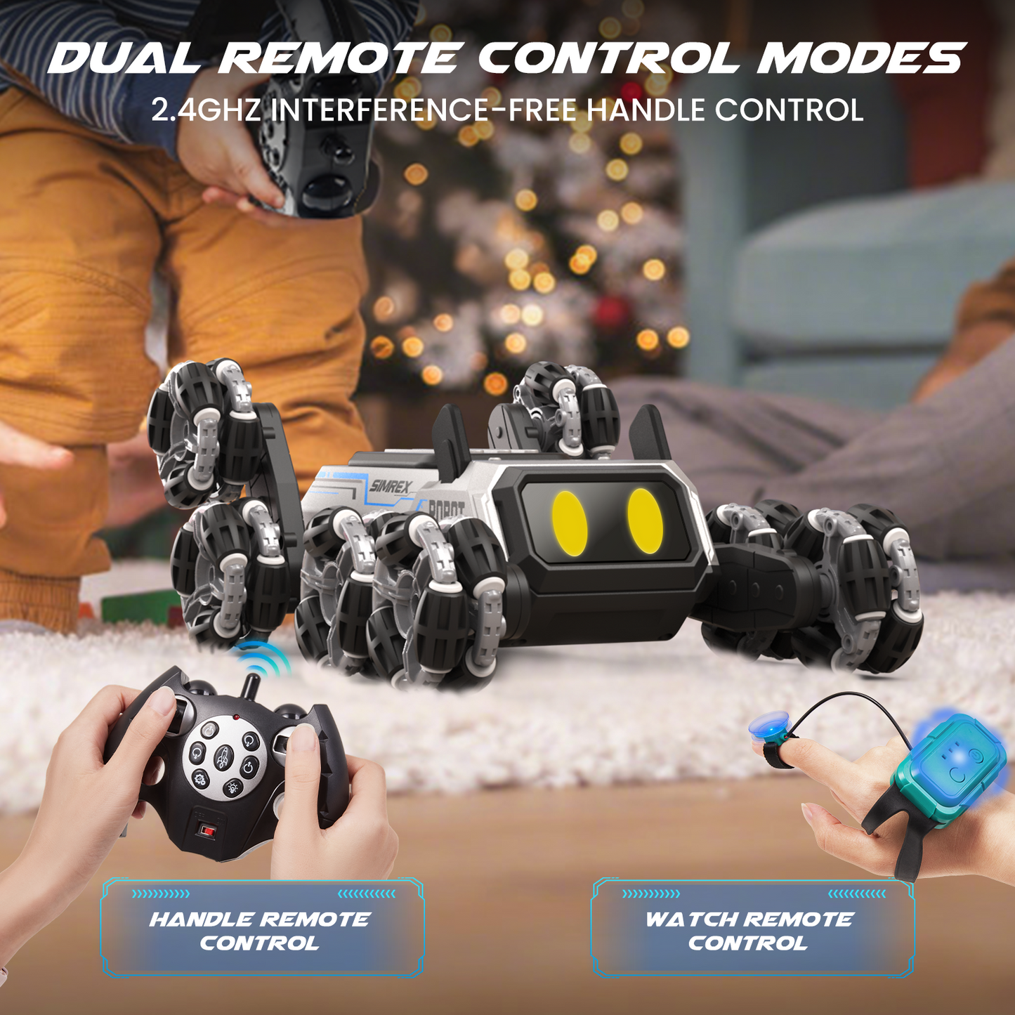 SIMREX CR-10 Robot Dog RC Stunt Car Toys