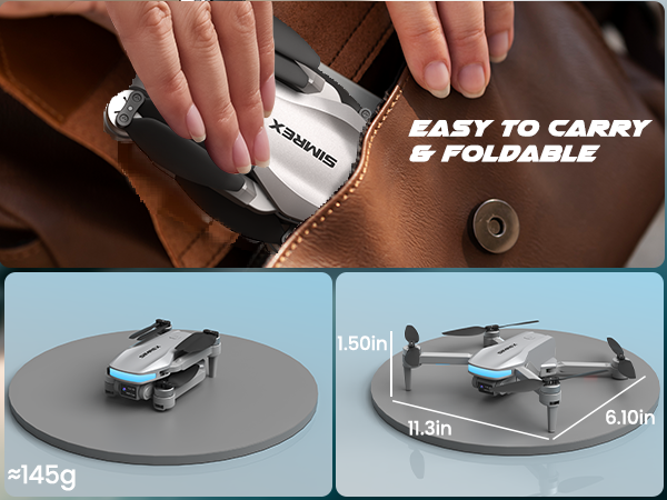 SIMREX X42 4K Foldable Brushless Drone