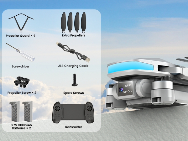 SIMREX X42 4K Foldable Brushless Drone