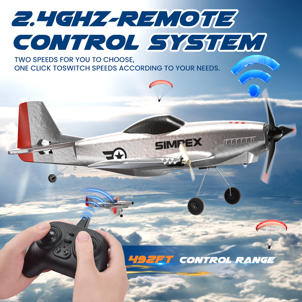 SIMREX X30 – 6-Axis RC Plane for Kids & Beginners