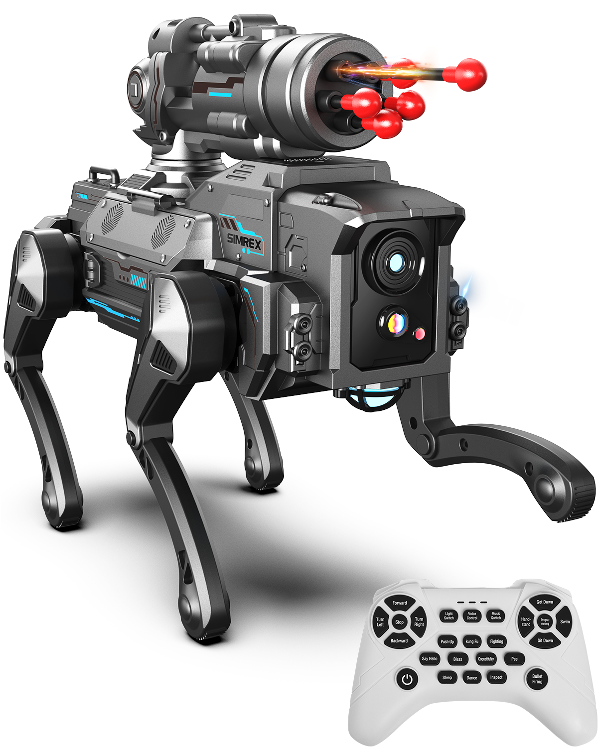 AN-04 – Robot Wolf Toy with Arrow Shooter
