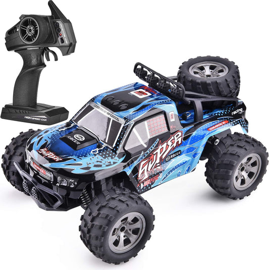 SIMREX A240 Radio-controlled toy vehicles High Speed 20KM/H Scale RTR Remote Control Brushed Monster Truck Off Road Car Big Foot RC 2WD Electric Power Buggy W/2.4G Challenger