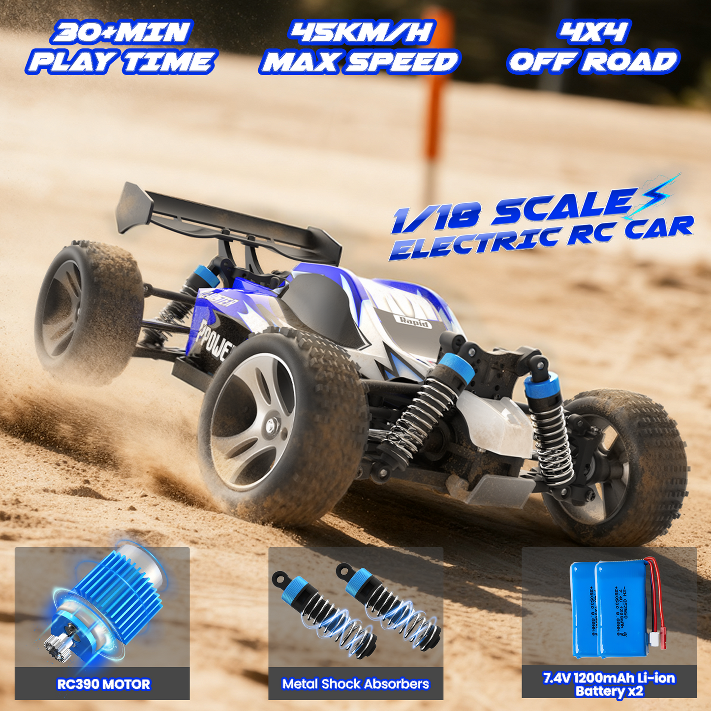 CR-14 – 1:18 Off-Road Racing Car