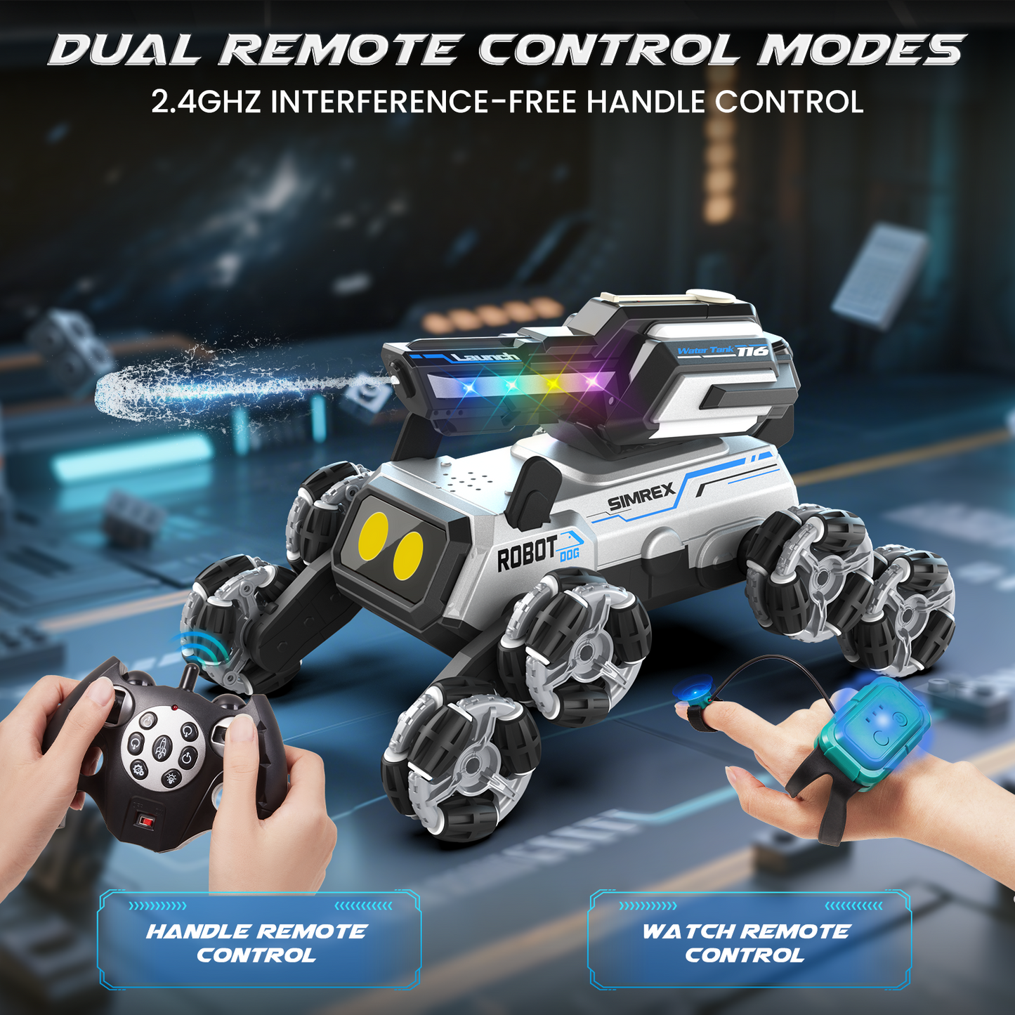 SIMREX CR-09 Robot Dog RC Stunt Car Toys