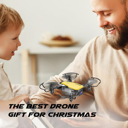 SIMREX X300C 8816 Mini Drone with Camera WiFi HD FPV Foldable RC Quadcopter Rtf 4CH 2.4Ghz Remote Control Headless [Altitude Hold] Super Easy Fly for Training White